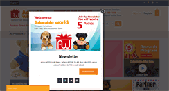 Desktop Screenshot of adorableworld.com